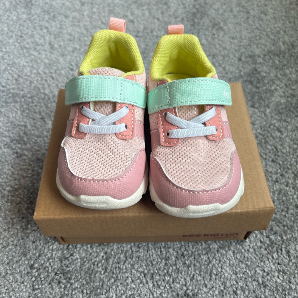 See Kai Run Basics Tenny Pink Sneakers